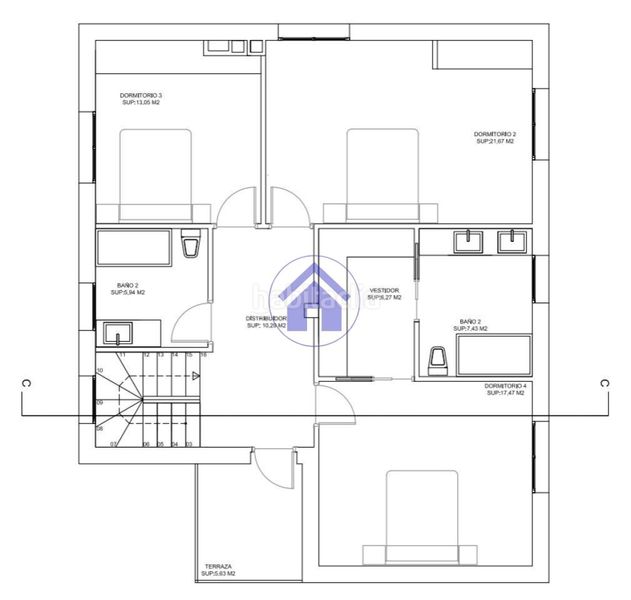 Foto 869a1bc3-ac08-46e8-a2e7-f0d066855ffc. Xalet amb calefacció aparcament piscina a Bembrive Vigo