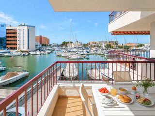 Appartement  Avinguda de la platja. Tu rincón junto al mar en roses terraza con vistas al canal y pa