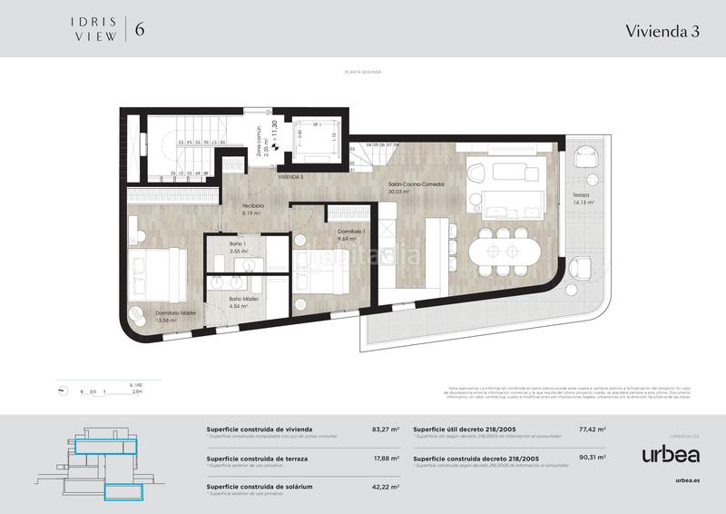 Foto f604c23a-02b6-4e95-ba15-0f878d66ec7a. Attico 91m<sup>2</sup> in calle idris 6 in Limonar Málaga
