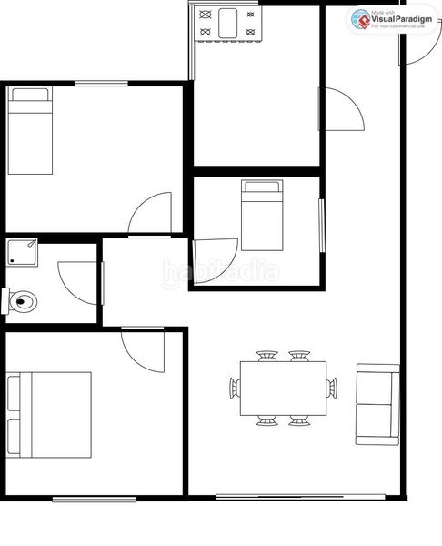 Foto ce984d46-a178-4e31-9c61-bf2ec742b01e. Flat in Parque Ayala - Jardín de la Abadía - Huelín Málaga