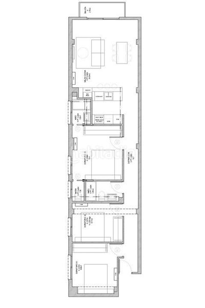 Foto f7f49286-3016-4758-8bca-e164ef0826de. Flat in Suárez Málaga