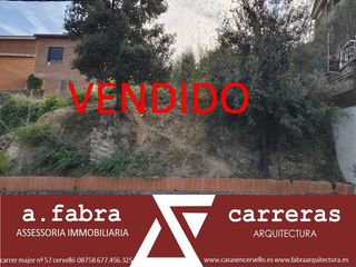 Terreny residencial  Carrer serra corredora. Solar residencial
