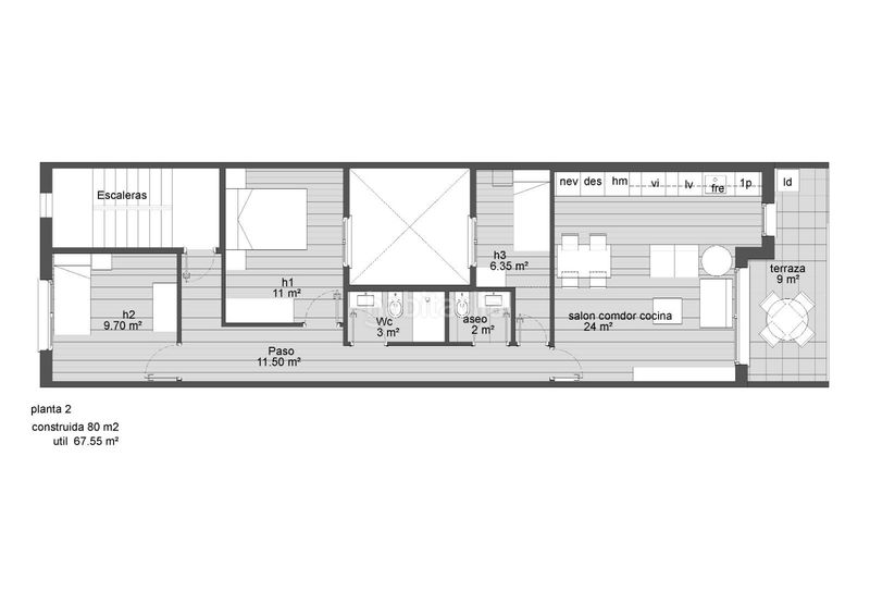 Foto e54adb4f-c8d1-45ae-ae2f-99bca4f5b0ad. Appartement avec chauffage dans Eixample Sabadell