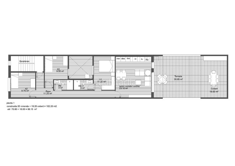 Foto 19ed2160-b514-4245-86ab-efbafce5255f. Appartamento con riscaldamento in Eixample Sabadell