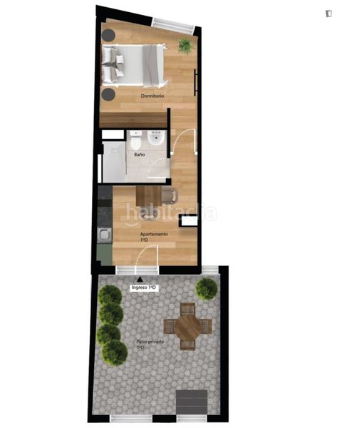 Foto 362993b2-ca06-4b56-97a2-2ca380697cbf. Miete appartement mit heizung in San Isidro Madrid