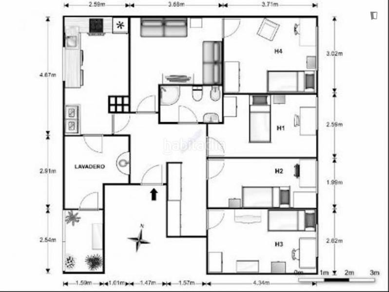 Foto 1b72a3b6-8578-430a-bf4f-7a40f436a6a6. Affitto piccolo appartamento con riscaldamento in Madrid
