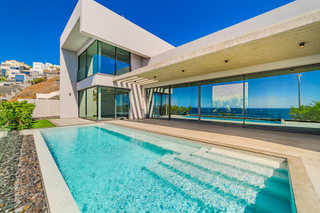 Casa a Acorán. Villa contemporánea con vistas al mar en tenerife norte