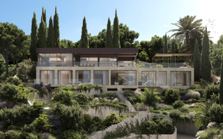 Casa a Costa d´en Blanes. Exclusivo proyecto de villa moderna con vistas panorámicas en pr
