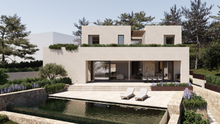 Casa  N/a. Villa de nueva construcción con vistas al mar en cas català