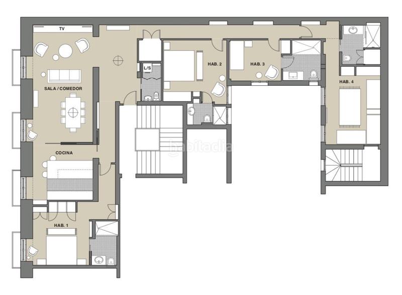 Foto c5848230-18e8-4fb8-af05-f8c978d9063e. Lloguer apartament amb calefacció a Guindalera Madrid