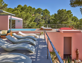 Location Maison à Sant Josep. Villa con vistas al mar y al atardecer en cala vadella para alqu