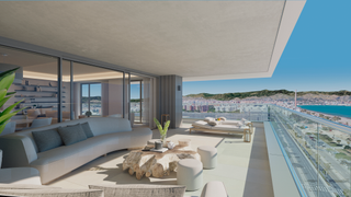 Apartament a Martín Carpena - Torre del Río. Ático en planta 20 de málaga towers