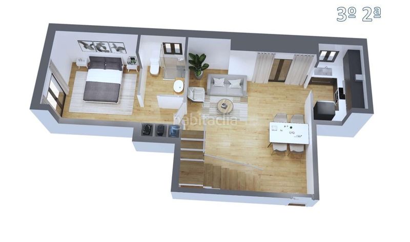 Foto 9976e8bd-affb-4fc8-b3e9-9de8016fc8e1. Àtic amb aparcament a La Cogullada Terrassa