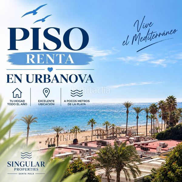 Foto bee76317-e51a-4fea-8e16-d6b2430fee85. Lloguer pis amb calefacció piscina a Agua Amarga - Urbanova Alicante