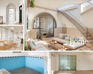 Casa adossada a Aznalcázar. Casa con piscina, garaje y local comercial