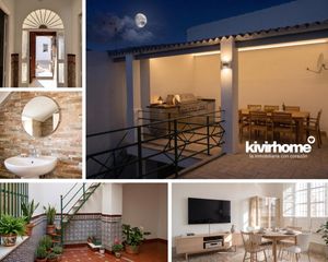 Maison jumelée à Umbrete. Casa en umbrete con patio y terraza