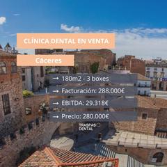Transfer Business premise in Zona Sur - Av. De Espaa - San Miguel. Clnica dental en venta en provincia de cceres