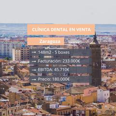 Pas-de-porte Local commercial à Las Fuentes. Clínica dental en venta en zaragoza