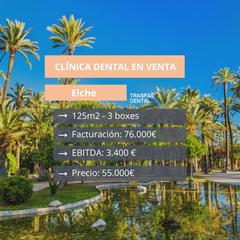 Traspàs Local Comercial a Pont Nou - Corazón de Jesús. Clínica dental en venta en elche
