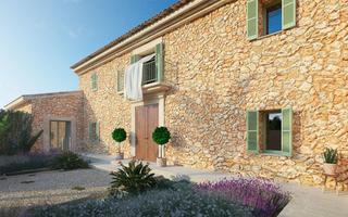 Chalet in Ses Salines Poble. Preciosa villa de lujo con vistas