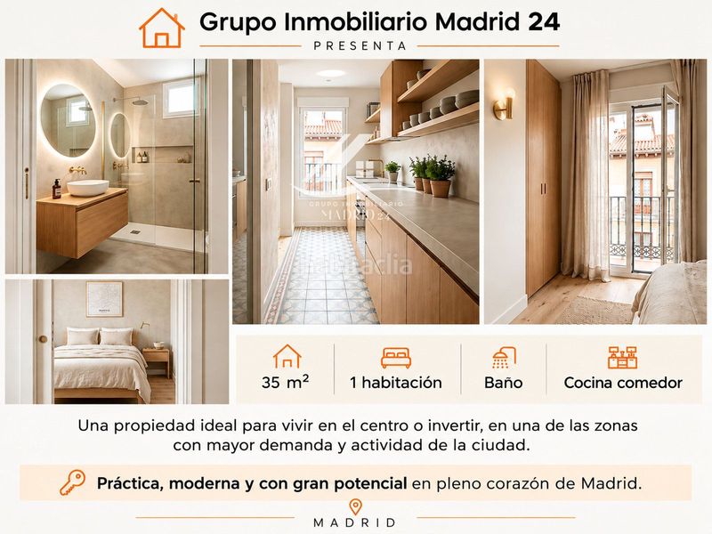 Foto 34d9011c-1d0b-49d0-af9f-2115f03c82fd. Pis amb calefacció a Embajadores-Lavapiés Madrid