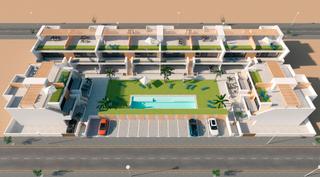 Apartament a San Pedro del Pinatar. Modernos bungalows de planta baja de 3 dormitorios, 2 baños y ja