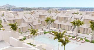 Appartement à Roldán. Bungalows de planta baja de 3 dormitorios, 2 baños, terraza y po