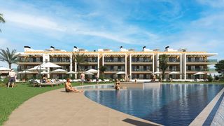 Apartamento en Las Lomas de Rame-Bah�a Bella. Apartamentos de 3 dormitorios, 2 bantildeos, terraza, plaza de g