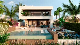 Haus in Algorfa. Villas de 3 dormitorios, 3 baños, amplias terrazas, piscina priv