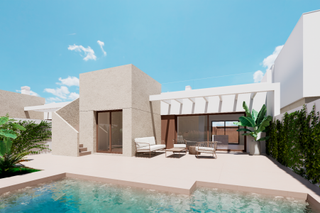 Chalet in Centro. Villas modernas de 3 dormitorios y 2 baños en los alcázares, cos