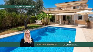 Mas à Sant Llorenç des Cardassar. Moderna villa familiar con piscina climatizada, azotea y garaje