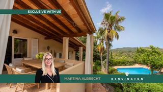 Masia a Artà Poble. Finca mediterránea con casa de invitados, piscina de agua salada