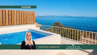 Dachwohnung in Artà Poble. Ático en primera línea de mar con piscina en colonia de sant per