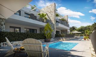 Appartement à Sant Elm. Nuevos apartamentos costeros con piscina, a pocos pasos del mar