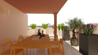 Penthouse  Joan alcover. Ático exclusivo con terraza panorámica en palma, lujo urbano con