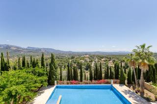 Location Chalet  Vía ses rotgetes. Villa de lujo con 6 dormitorios y magnificas vistas en alquiler