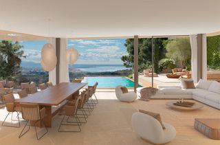 Wohngrundstück in Son Vida. Solar con proyecto en son vida con vistas panorámicas hacia la b