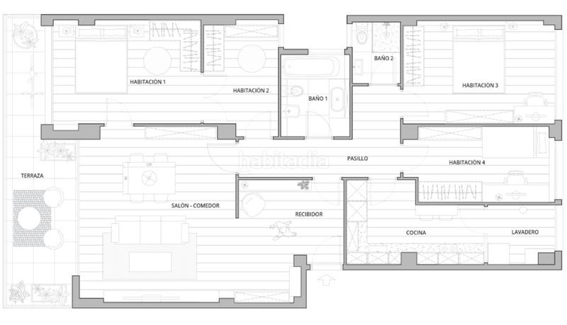 Foto ff250b50-6bbc-477b-8412-647dbab3659e. Pis amb calefacció aparcament a Centre Castelldefels