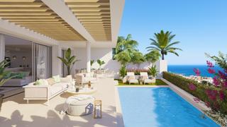 Dúplex a La Alcaidesa. Exclusivo dúplex de 3 dormitorios con vista al mar, jardín priva