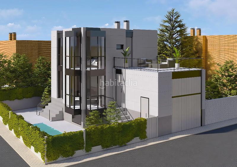Foto ff1ce6c4-f60f-46fc-ac30-86c8beaa6ef7. Casa pareada en calle de arnedillo 24 chalet pareado de nueva construcción en Montecarmelo en Madrid