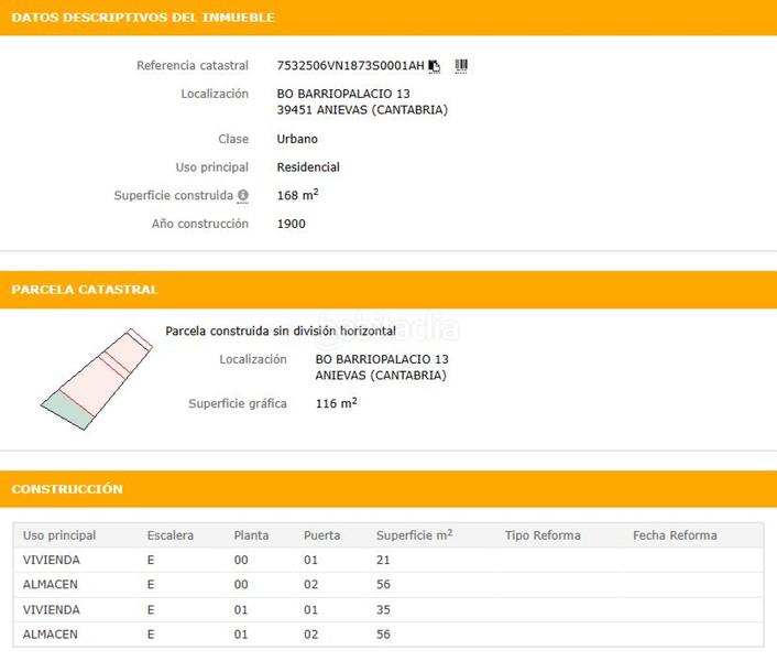 Foto 3ed71a05-aef9-4003-ad5f-56e0ed657914. Casa adossada a Anievas