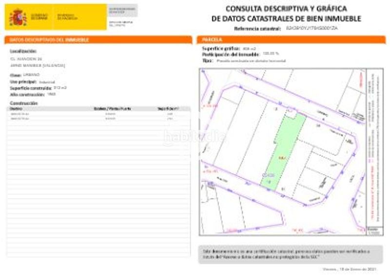 Foto dc35fa41-d1a0-4b35-80f3-d978da371b3e. Bâtiment à usage industriel dans Polígono del Aeropuerto Manises