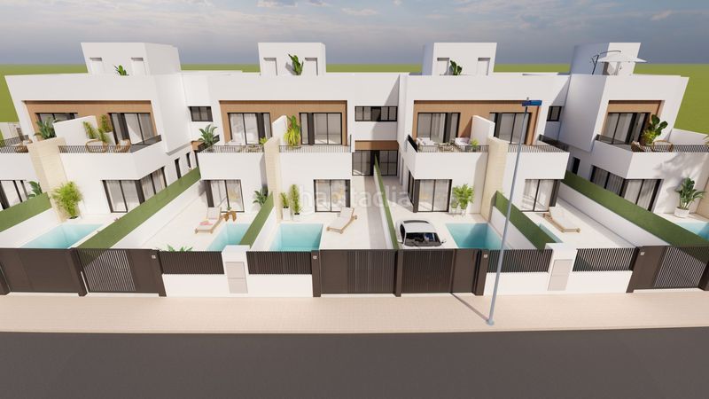 Foto 1254c86f-41fd-4bbd-8fa0-768dc50b58cc. Promoció Luxury bungalows with private pool in Santiago de la Ribera !!! a San Javier. Habitatges d´obra nova