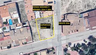 Wohngrundstück in Calle castellón 8. Terreno para hacer un chalet o 3 viviendas adosadas