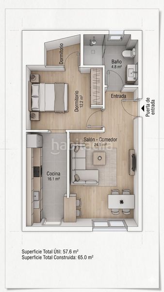 Foto 77c46693-2e42-44fb-ba65-1db45c41432f. Apartament amb aparcament a Perchel Sur - Plaza de Toros Vieja Málaga