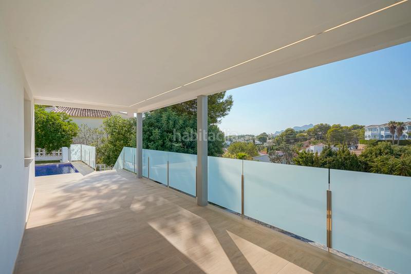 Foto cd1aabc6-351b-493b-ae35-1004d3c63e41. Chalet with heating parking pool in La Fustera Benissa