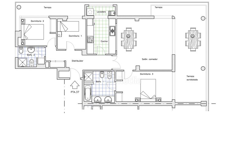 Foto 432f5074-3793-46c7-b85a-40abd687ec98. Apartament amb calefacció aparcament piscina a Puerto Calp