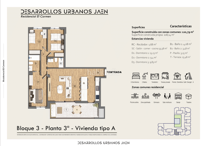 Foto ae2695dc-4ae1-4690-8809-33fa55aa156c. Flat with heating in Renfe - Bulevar 1ª y 2ª Fase Jaén