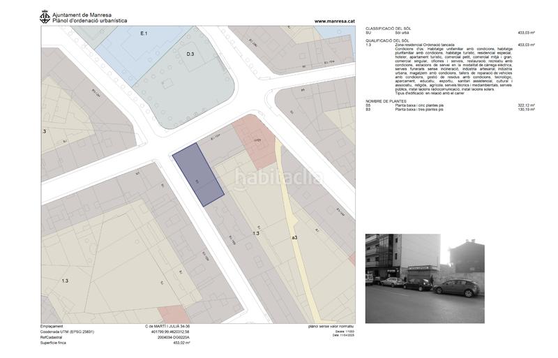 Foto 6cb38135-f989-4f43-9bef-cb7e6f82d013. Terreny residencial a Plaça Catalunya Manresa