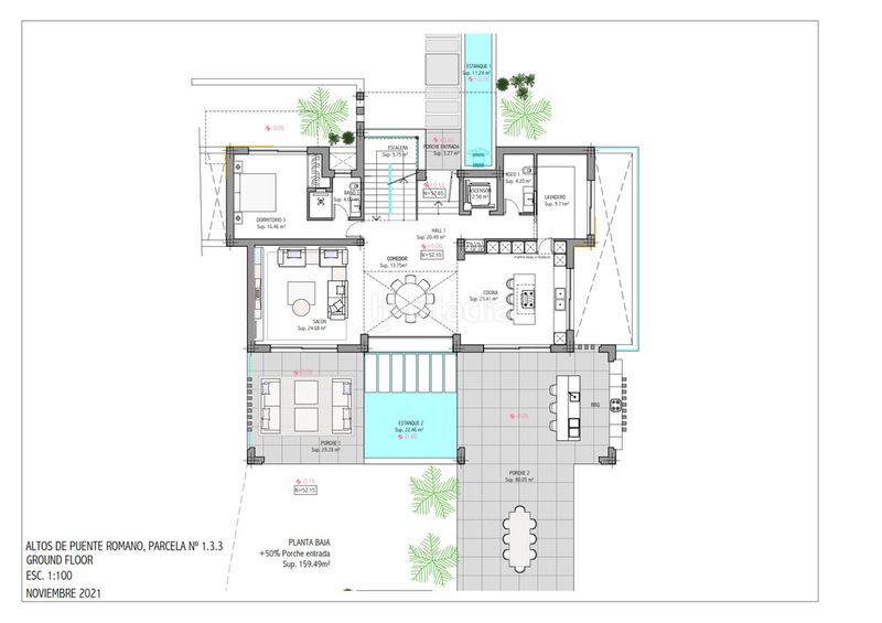 Foto 8d011f61-19b9-4651-97a7-abe21220000a. Xalet amb aparcament piscina a Parque Ayala - Jardín de la Abadía - Huelín Málaga